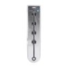 Round Silicone Anal Balls - L - 40mm - Black